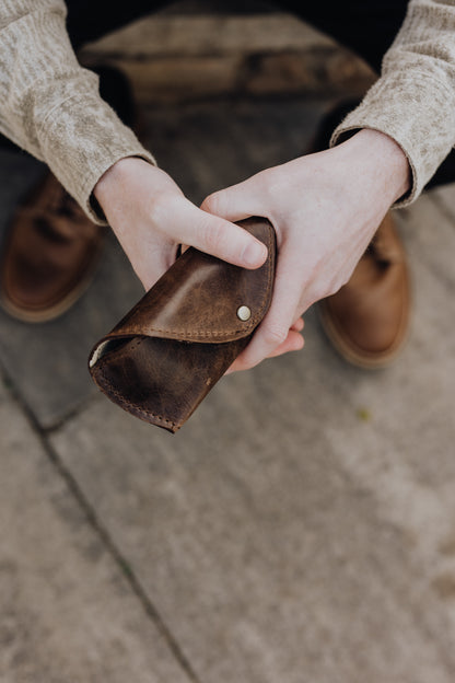 Leather Glasses case