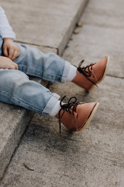 Knap trap Lace-up Vellies Kids