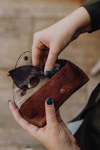 Leather Glasses case
