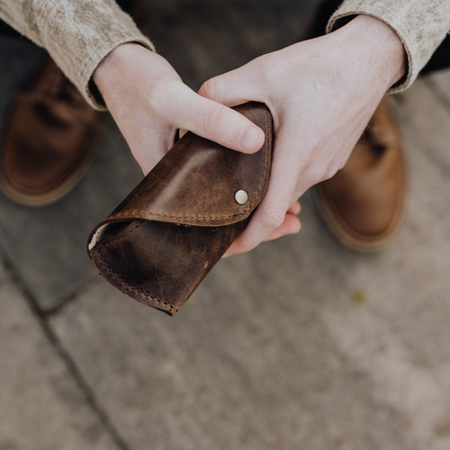 Leather GLASSES case