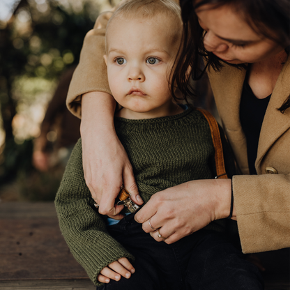 Leather Suspenders Baby