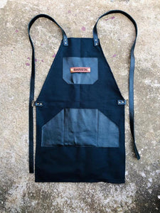 Leather and Canvas Apron