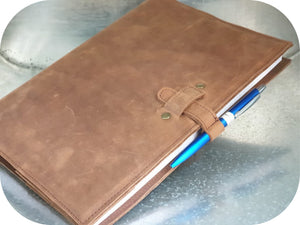 A4 Leather Journal Cover