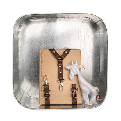 Leather Suspenders Baby