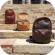 Load image into Gallery viewer, Leather Backpack Large