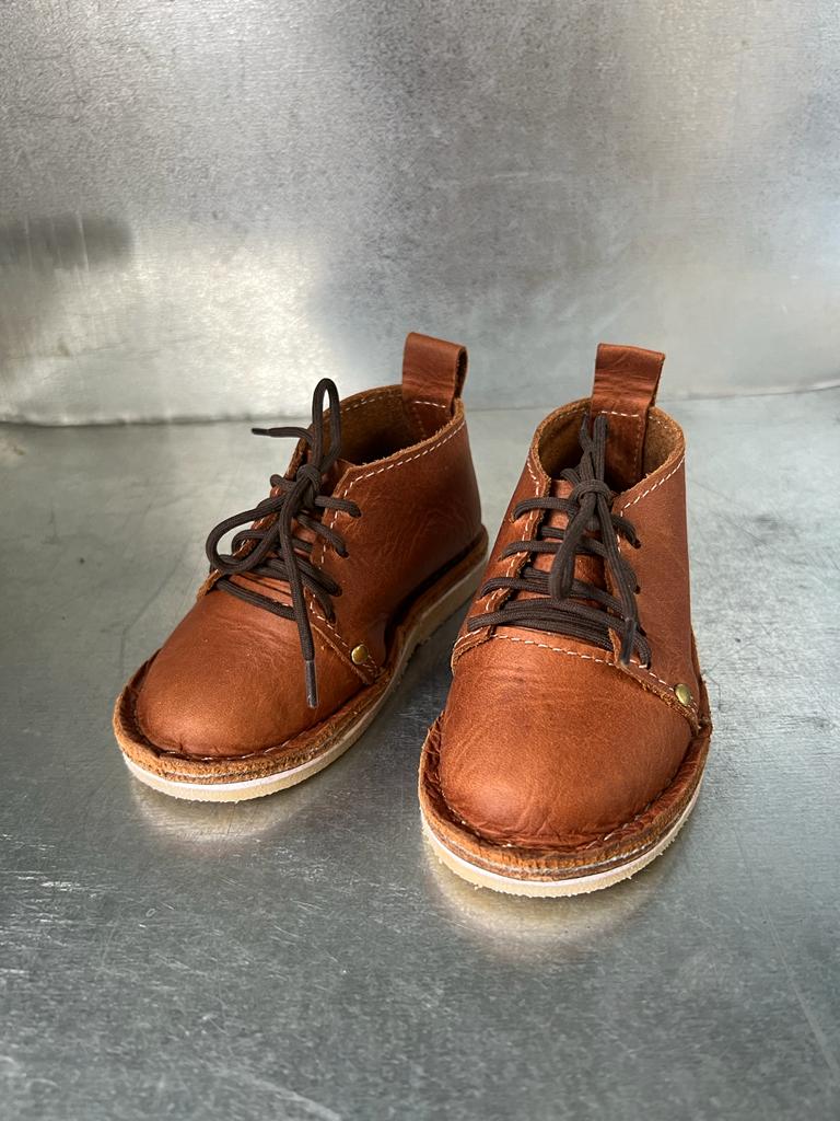 Knap trap Lace-up Vellies - kids