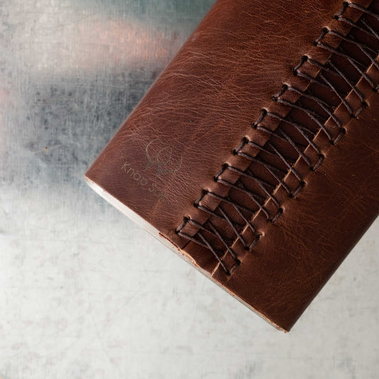 Hip Flask with Leather Cover Men