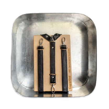 Leather Suspenders Men