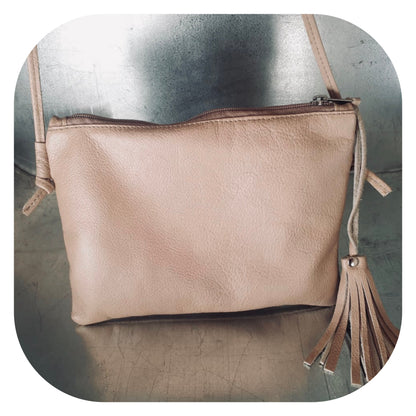 Leather Sling bag Tussel